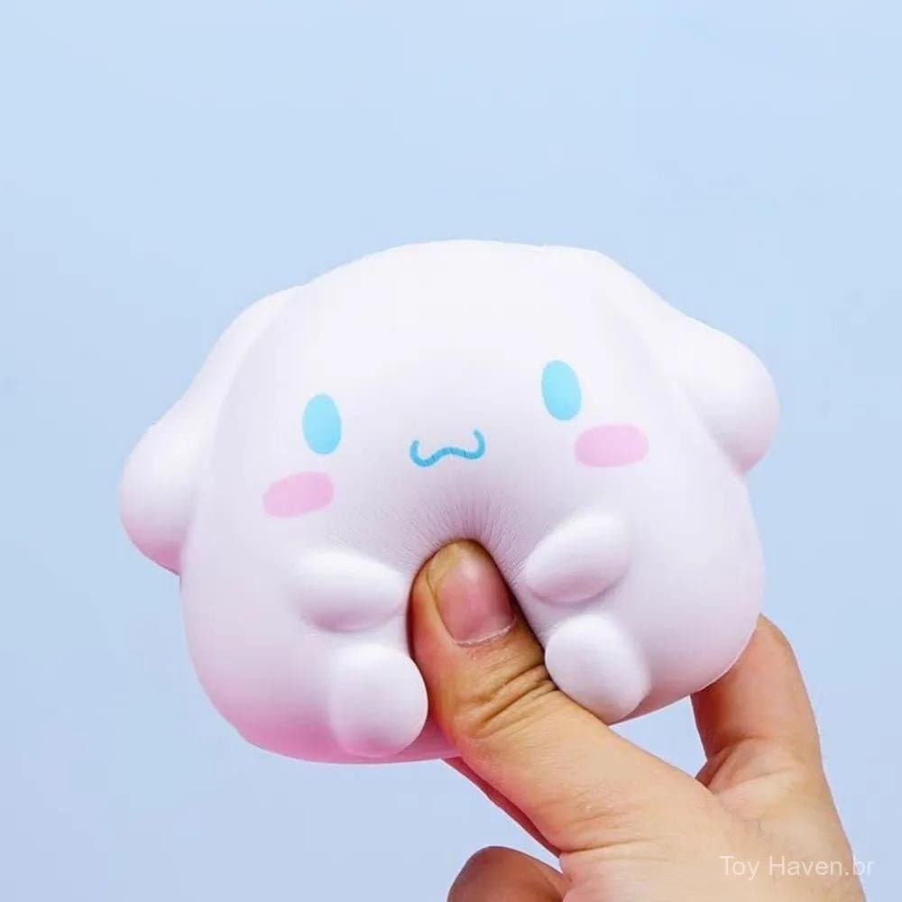 Brinquedo de Alívio de Estresse Kawaii Melody Sanrio Kuromi Cinnamoroll Squishy Anime Cartoon para Crianças KNZK