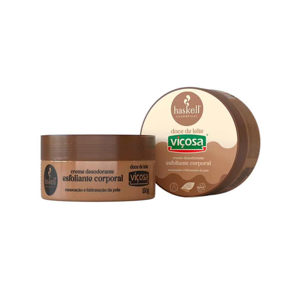 Esfoliante Doce de leite Hidratação e Brilho Haskell 150g