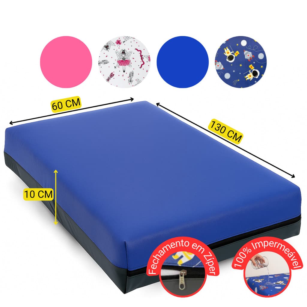Capa Impermeável Para Colchão Berço e Mini Cama Protetor Antixixi Prático e Fácil de Usar