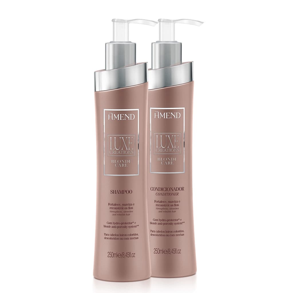 Amend Kit Luxe Creations Blonde Care Shampoo e Condicionador