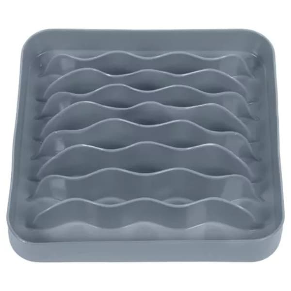Comedouro Lento Pet Wave Cinza - Pet Games
