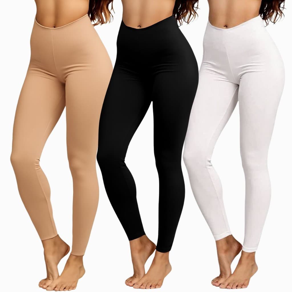 Kit 3 Calça Anágua Evita Atrito Feminina Segunda Pele Usar Por Baixo Sem Transparência Confortável