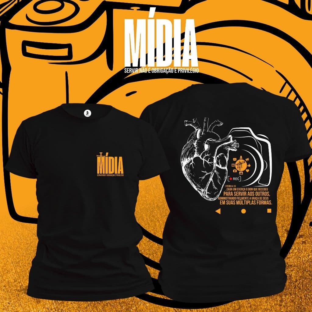 camiseta midia