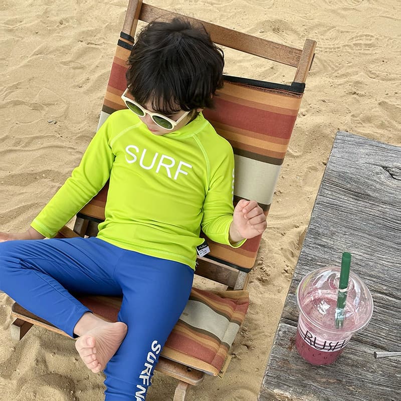 Meninos maiô coreano crianças maiô estudante dividir calças de manga comprida mergulho surf terno nada