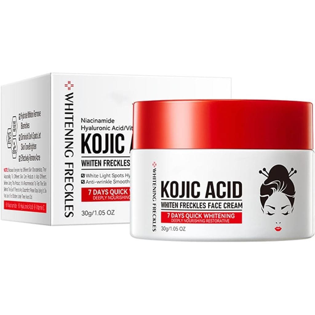 Ácido Kójico para o Rosto, Remoção de Manchas, Clareamento Anti-Envelhecimento, Tom Uniforme, Anti-Rugas, Hidratante M7M