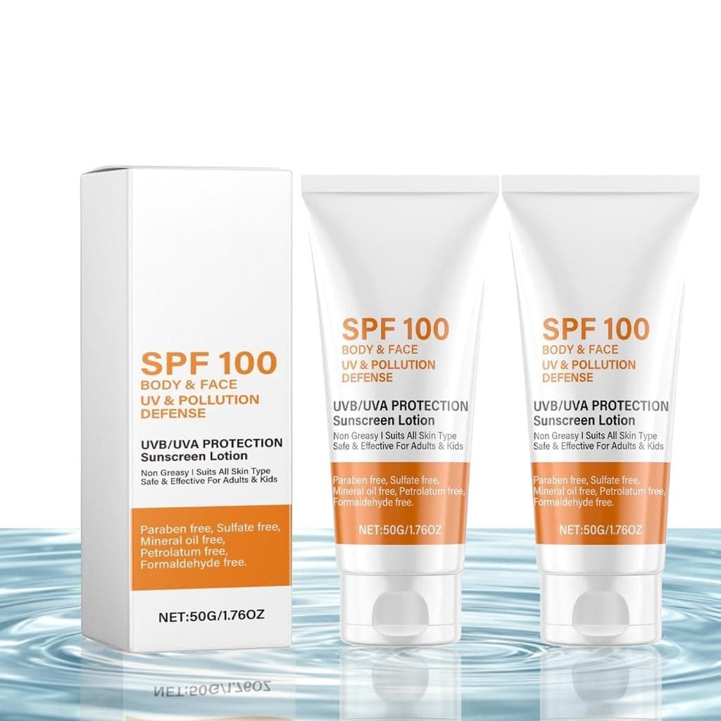 Protetor Solar SPF100, Proteção Solar, Loção Hidratante Protetora Solar para Rosto e Corpo, Hing e Antienvelhecimento, P