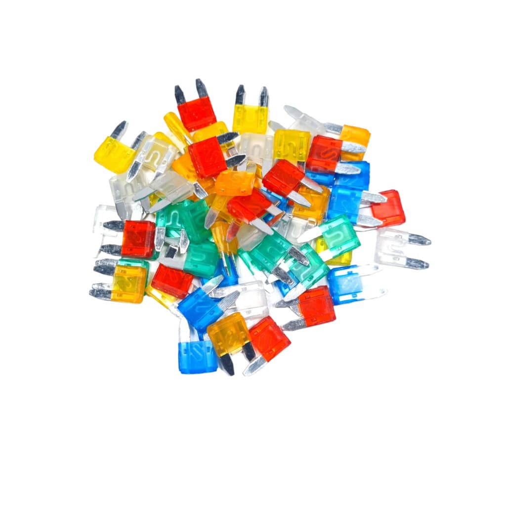 60 Mini Fusível Lâmina Mini 5a - 10A - 15A - 20A - 25A - 30A