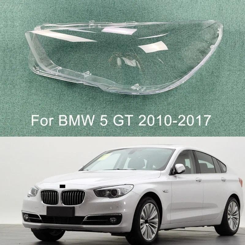 Para BMW Série 5 GT F07 GT525 GT530 GT535 GT550 2010-2017 Frente Farol Lente Capa Faróis Escudo De Vidro Abajur Transpar