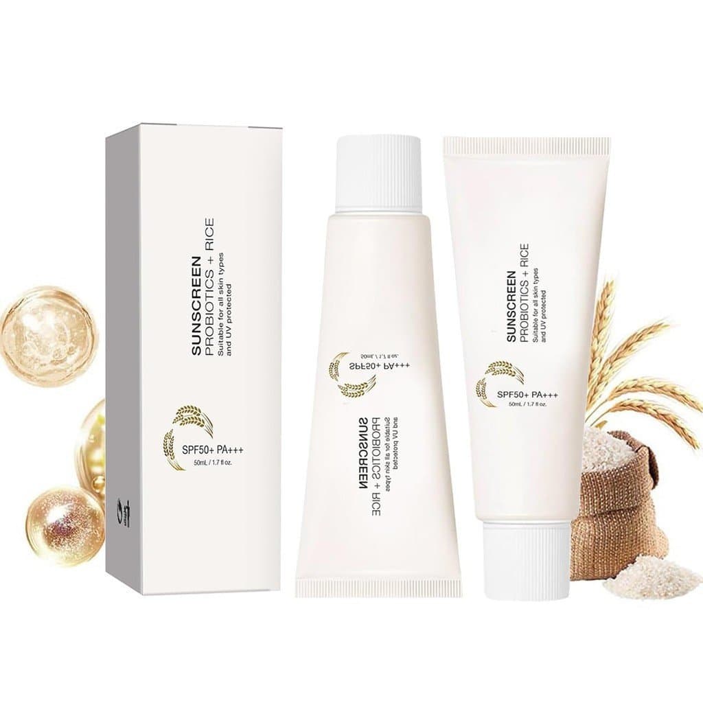 Pacote com 2 unidades de Protetor Solar Probiótico Reis SPF50+PA++++, Proteção Ultravioleta, Loção Protetora Solar Anti-