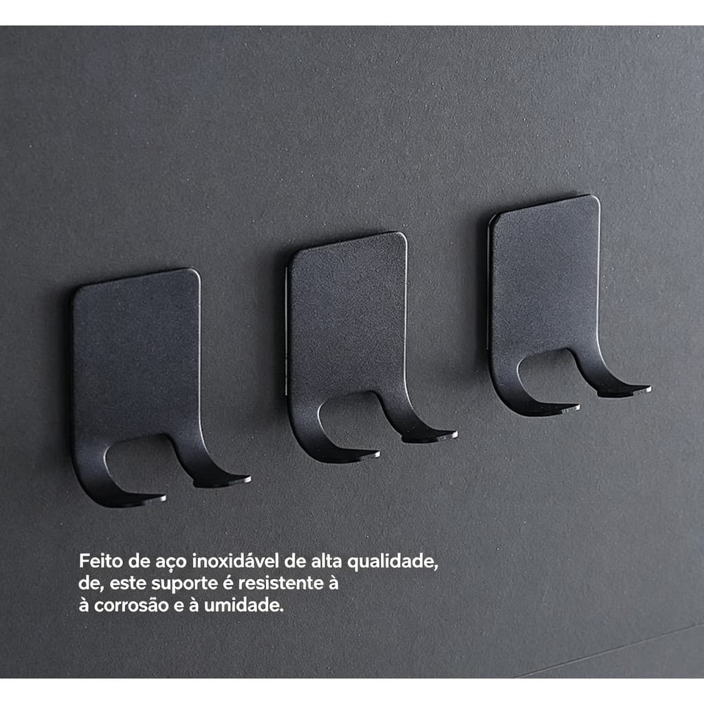 Kit 2/4 Suporte Aço Inox Para Prestobarba Barbeador Banheiro