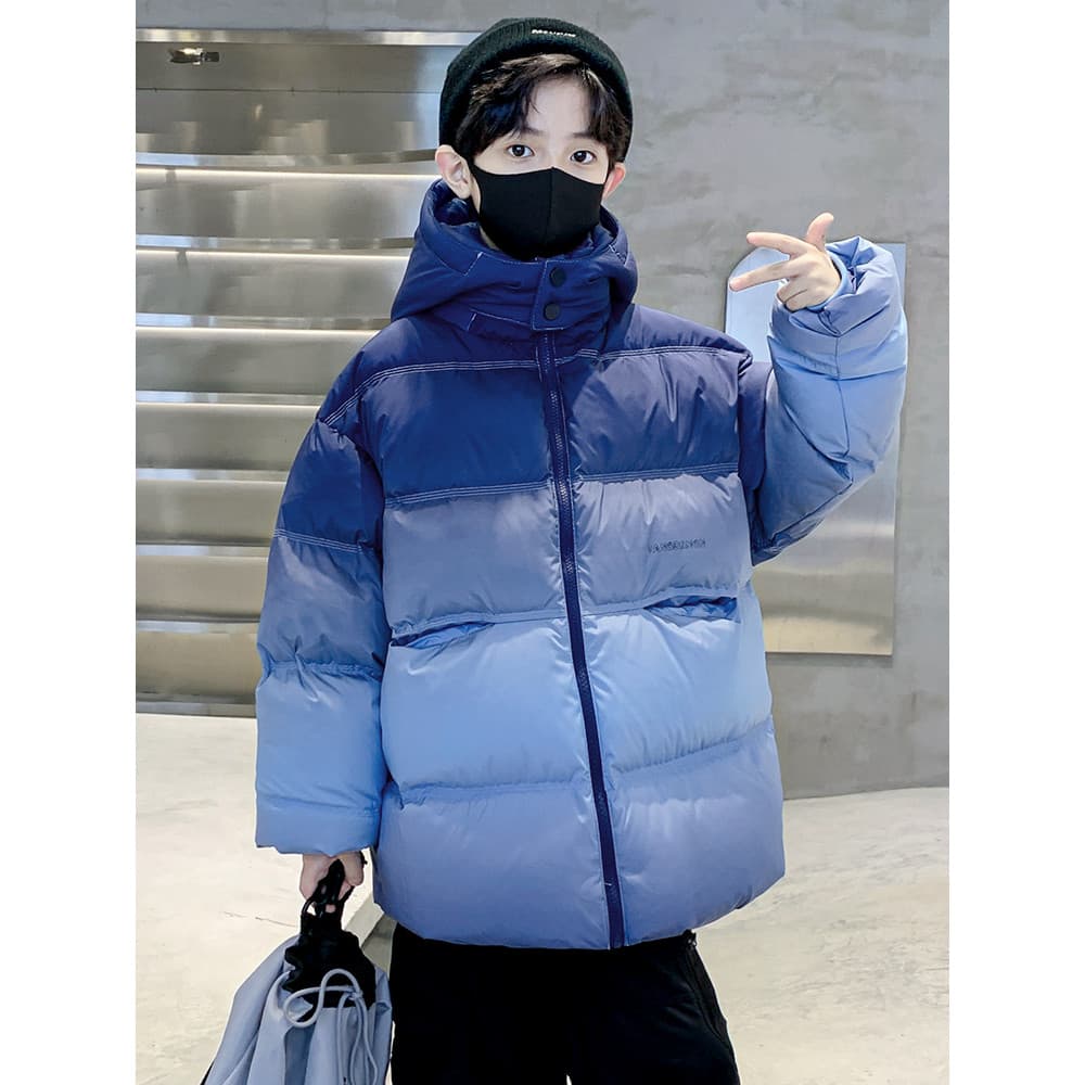 Crianças roupas infantis meninos roupas acolchoadas quentes 2026 novo estilo roupas de inverno médio grande crianças aco