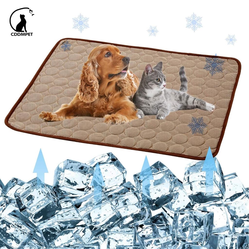 Tapete Gelado Refrescante Pet Cama Para Cães Cachorro Gato Animais De Estimação