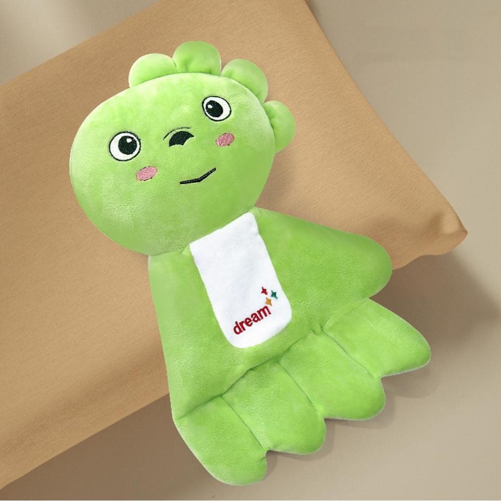 hyhyhy-br Baby Calming Hand Palm Cartoon Infant Sleeper Toy Velvet Comfortable Sleep Aid Doll Parent Child Interaction