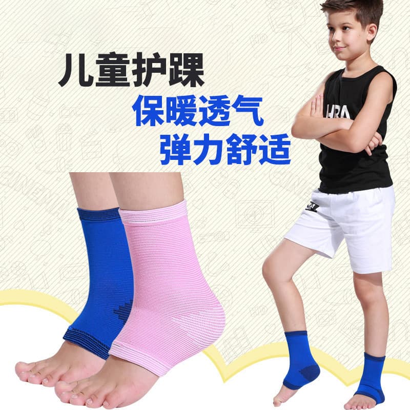 Tornozeleira infantil, protetor de tornozelo, aquecedor de pés anti-entorse para basquete e futebol, manga protetora par