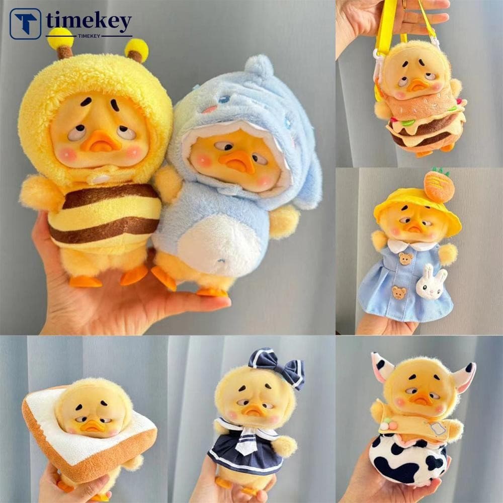 TIMEKEY Roupas Apenas Para Anoying Pato Chateado Série De Pelúcia Acessórios De Bebê Pequeno Amarelo Boneca B4D5