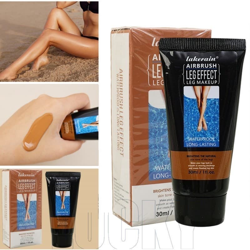 Base Líquida Para Pernas 30ML-Cuidados Com O Tom De Bronzeamento Da Pele-Creme Corretivo-Corporal-Maquiagem Hidratante ,