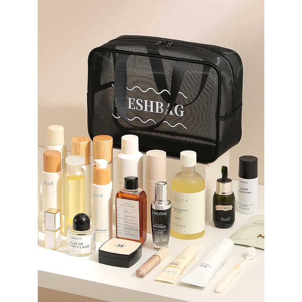 Grande capacidade sacola de armazenamento saco de armazenamento de itens de passeio saco de higiene pessoal de viagem tr
