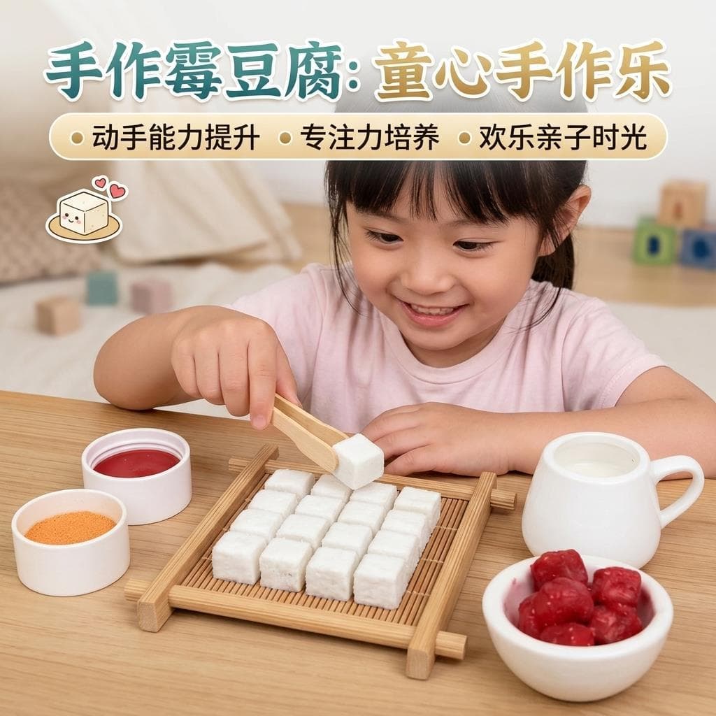 Molde Tofu conjunto de brinquedos crianças meninas criativo artesanal diy pacote Material simulação comida interativo jo