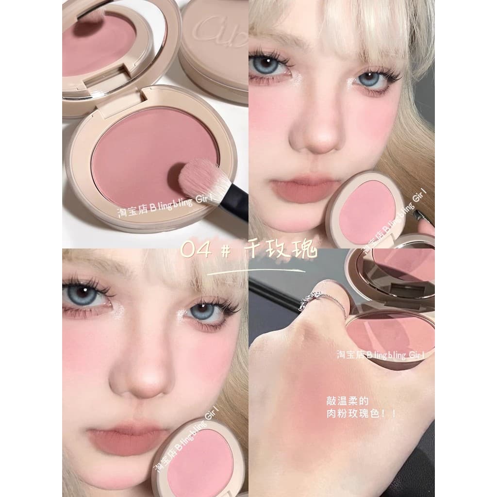 Rosa seca em tom frio!Paleta de blush sol-vermelho feminino psiquiatra cor expansão cor adstringente leite damasco cor 2