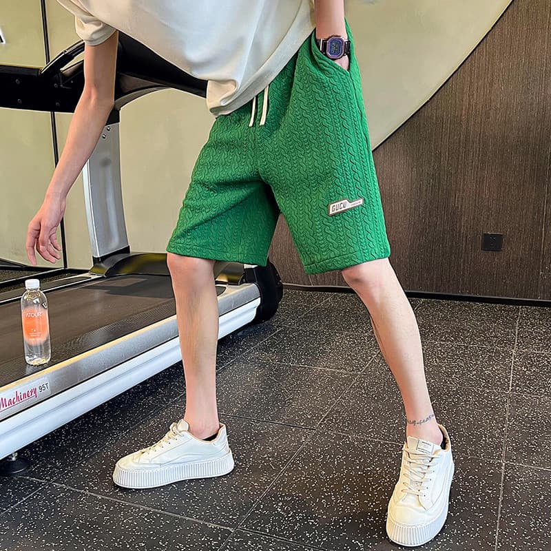 Shorts masculinos de alta qualidade marca na moda Puffian bonito calças casuais retas 2023 novo estilo calças masculinas