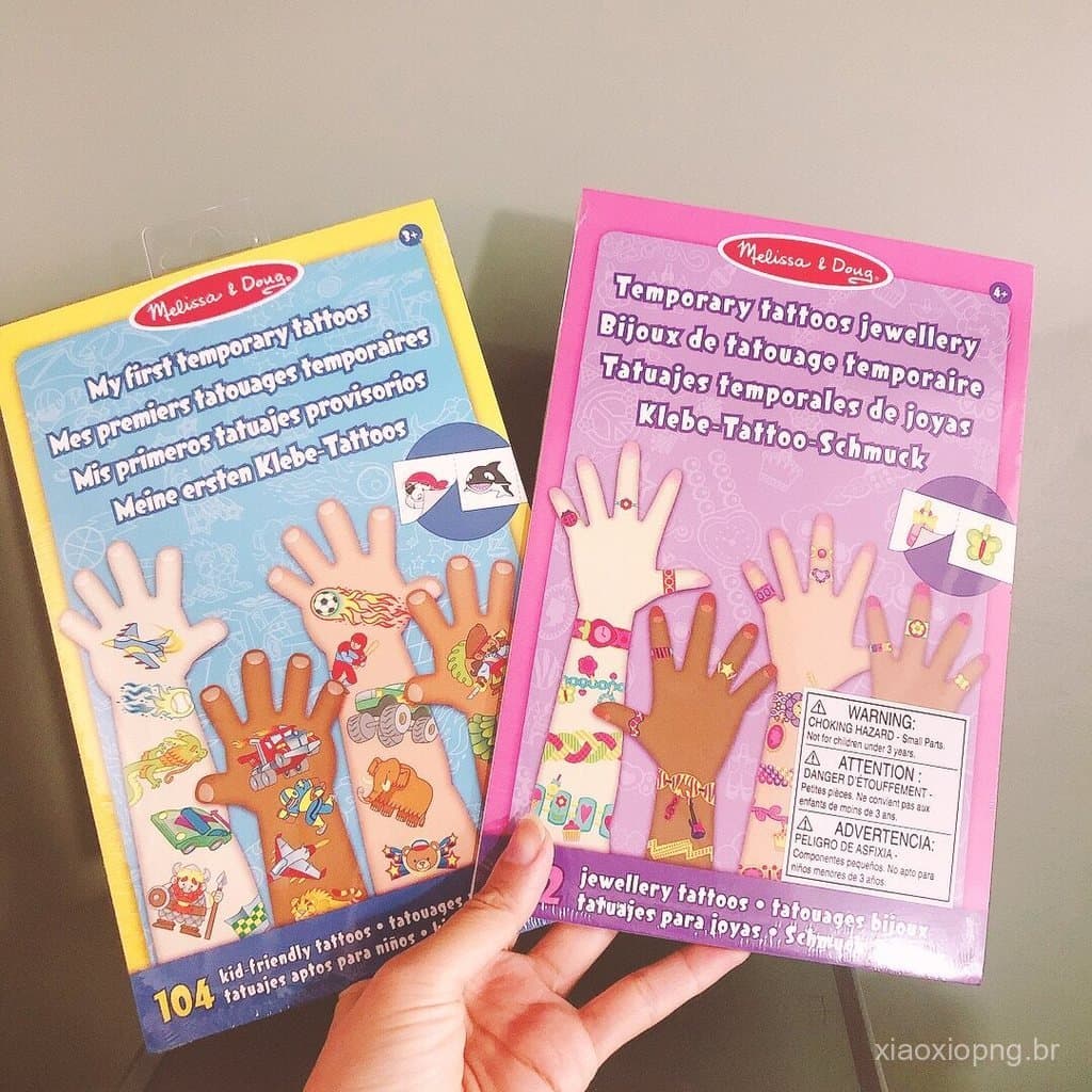 Novos adesivos de tatuagem de material seguro para crianças, brinquedo para meninos e meninas, pequenos prêmios, present