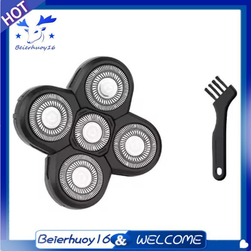 ? Lâmina Substituível Barbeador Elétrico De Aço Inoxidável Para 5 Cortador Flutuante Reposição Lâminas