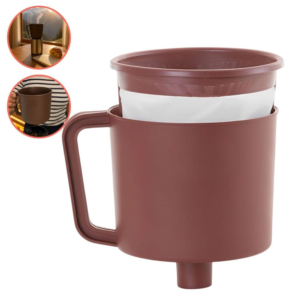 Suporte Filtro 103 Reutilizável Café Chá Coador Permanente Passador Econômico Durável Cafeteria Coar