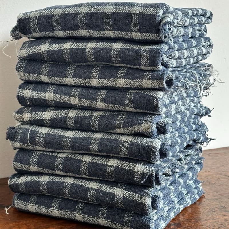 Pano de Chão 45x75 Premium Quadriculado Xadrez Malha Dupla 100% Algodão Resistente