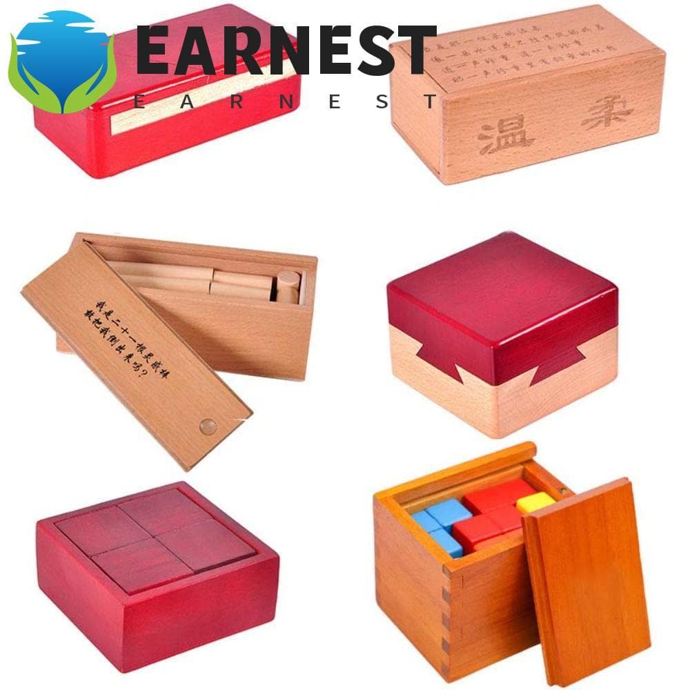 EARNEST IQ Puzzle Mind Brain Teaser , Luban Lock , Desbloqueio