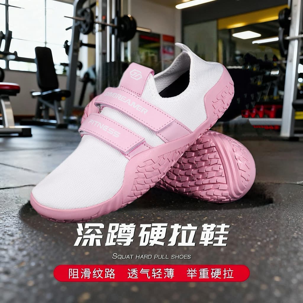 GYMDREAMER Squat Deadlift Sapatos Homens Mulheres Antiderrapante Respirável Sapatos de Treinamento de Levantamento de Pe
