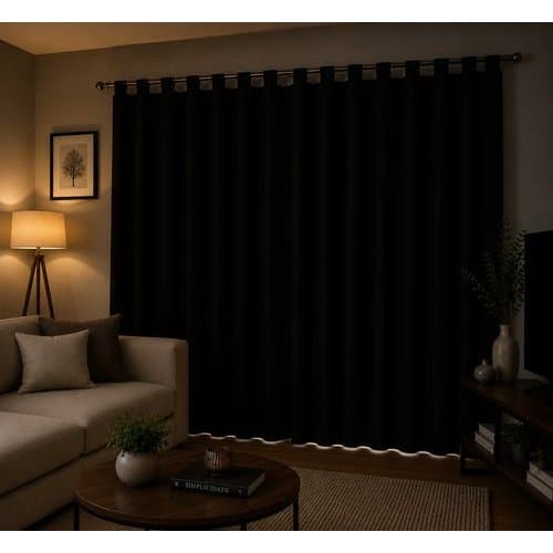 Cortina Blackout Cortina Escura Cortina Anti Luz Cortina Quarto Cortina Sala 200x200 Preta