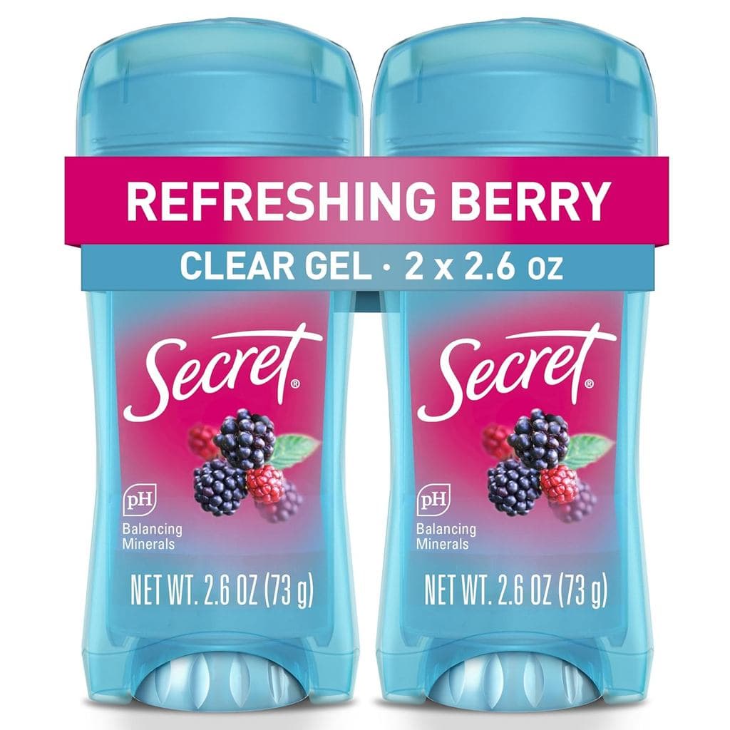 Desodorante Antitranspirante Secret Fresh para Mulheres, Proteção contra Suor e Odor por 72 Horas, Frescor Instantâneo e