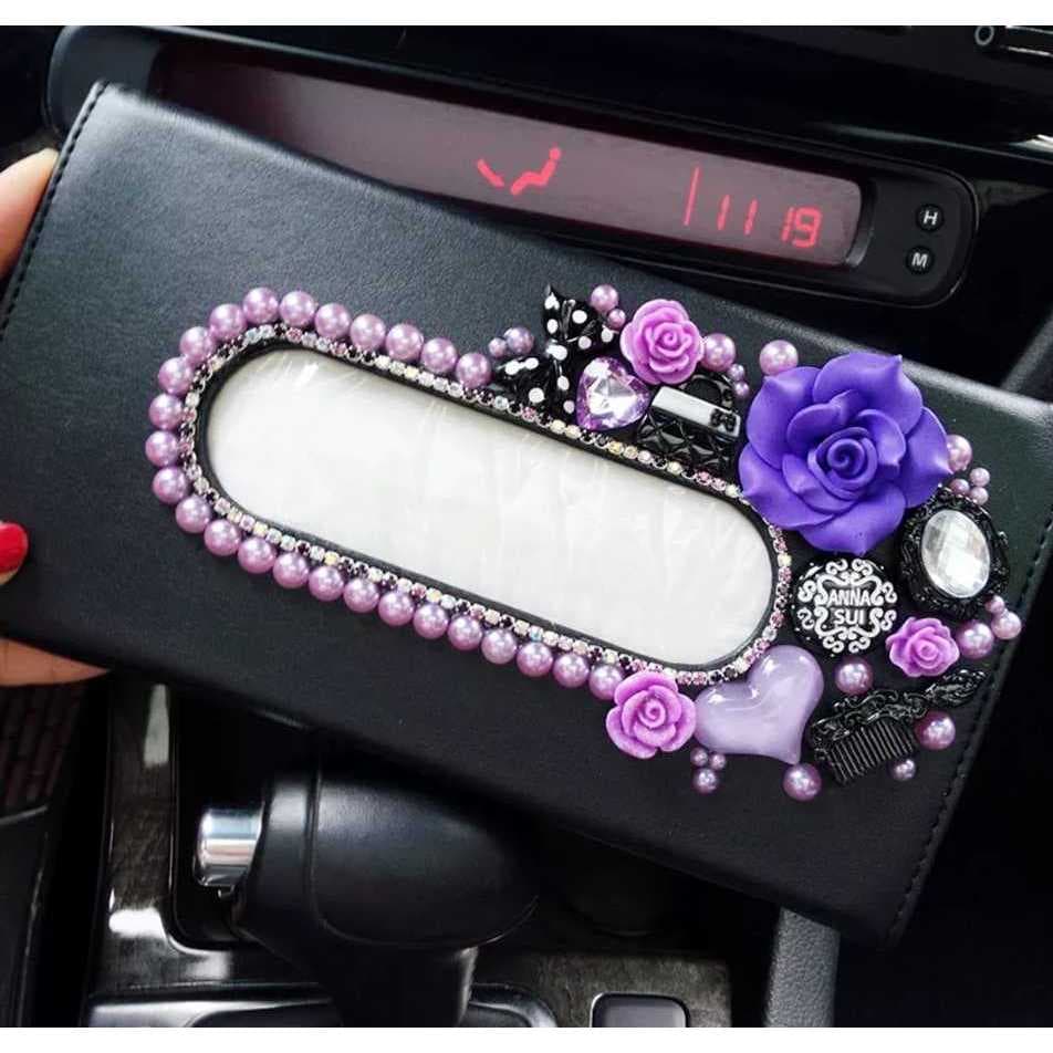 Porta lenços para carro feminino
