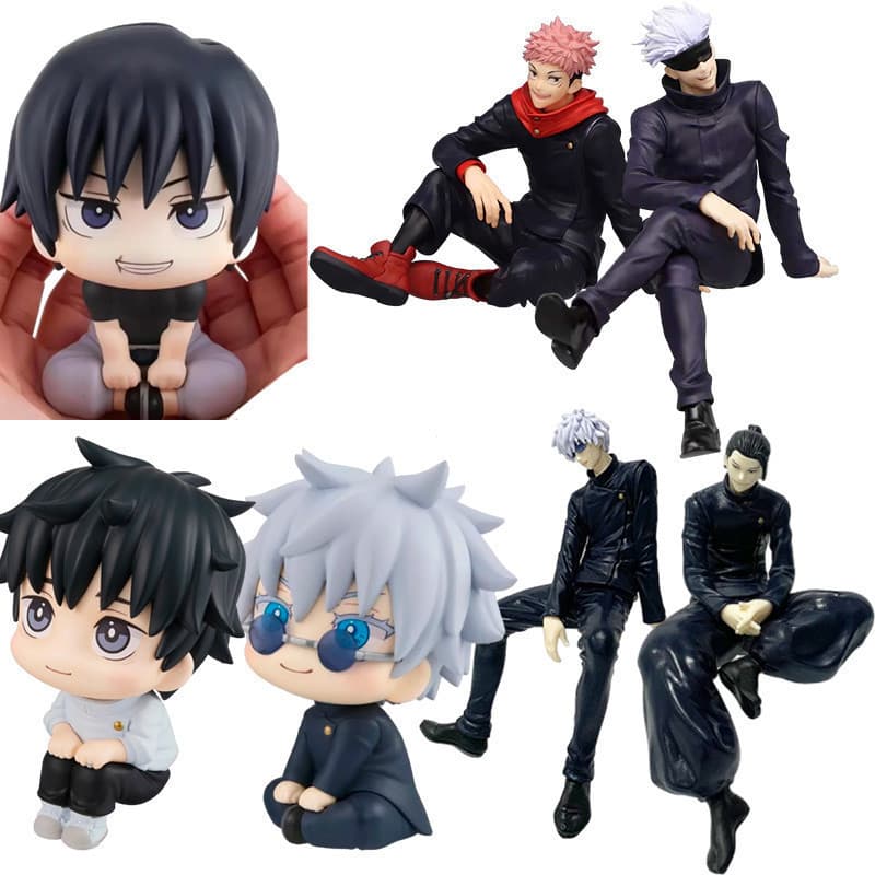 "Jujutsu Kaisen" Gojo Satoru, Gojo Itto, Gotou Yuuta, Fushiguro Megumi, Inumaki Shinnosuke, Fushiguro Tengoku, Figuras I