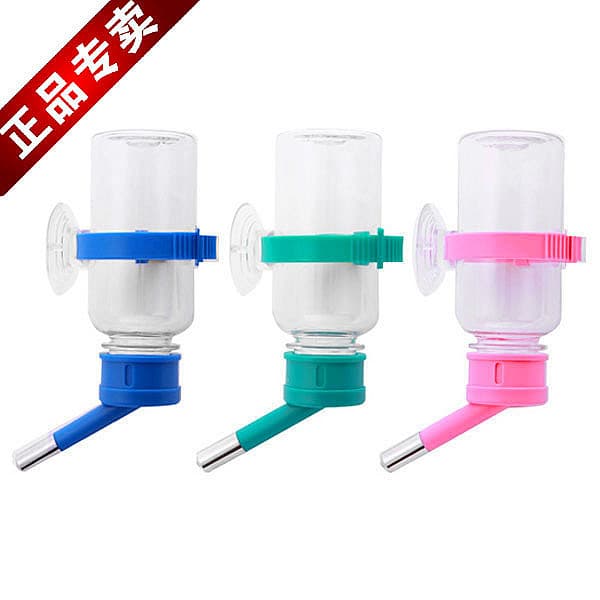 Frete grátis Heqi Pet Bebedouro H120 Ventosa Garrafa de Água Hamster Mel Planador Grama Garrafa de Água Potável 120ml