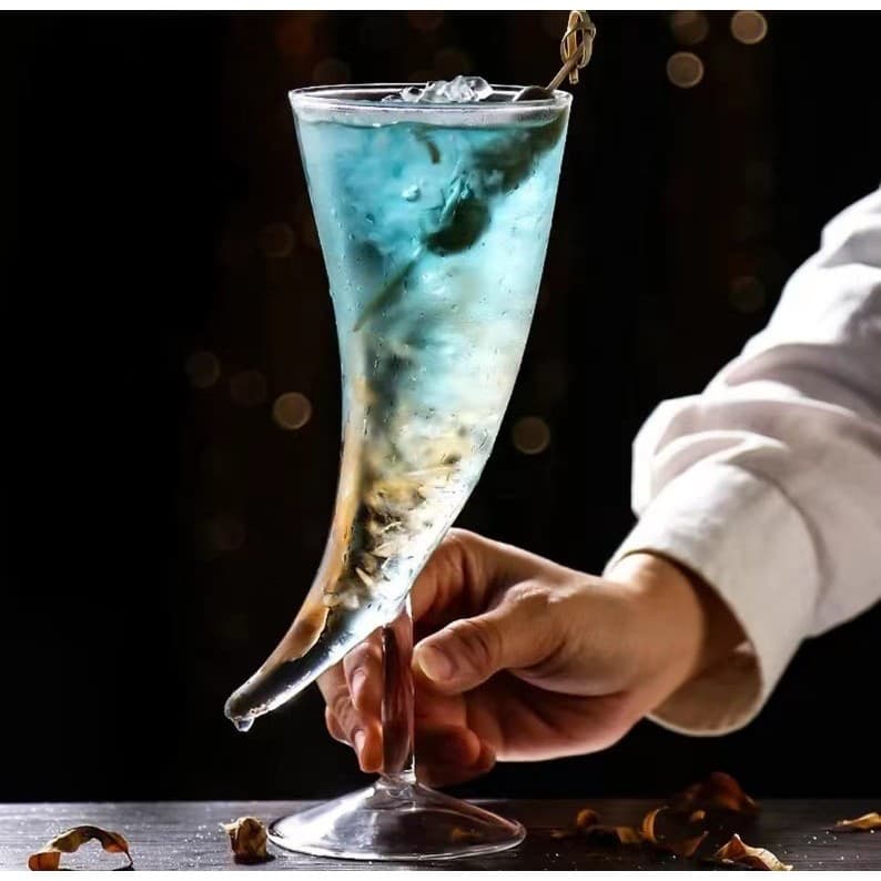 Criativo lua chifre vidro influenciador vidro Martini taça de único Cocktail vidro vinho tinto