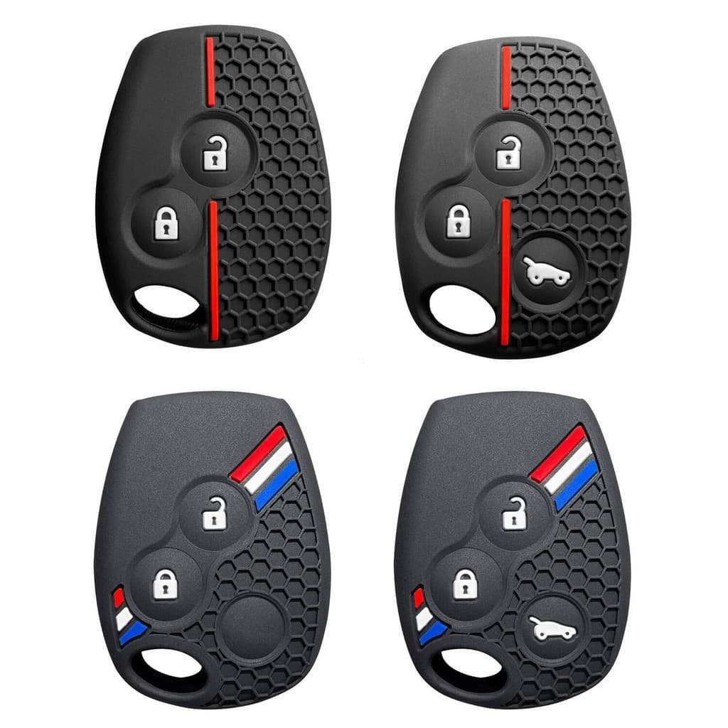 Capa de silicone para chave Renault Clio 3, Logan 2, Dacia Duster, Sandero, Stepway, Lada Largus, Nissan Almera, Terrano