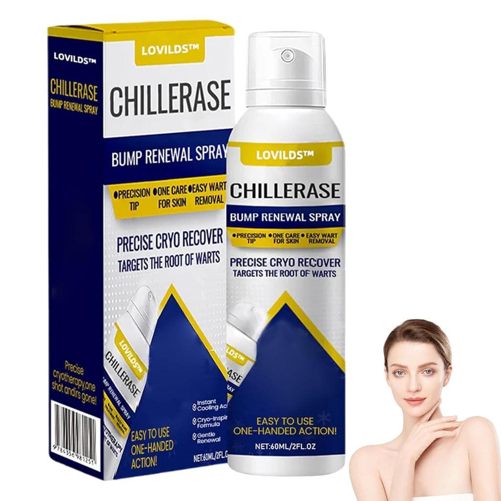 LOVILDS ChillErase Bump Renewal Spray, Spray Profissional com Ácido Salicílico para a Pele, Reduz Imperfeições na Pele d