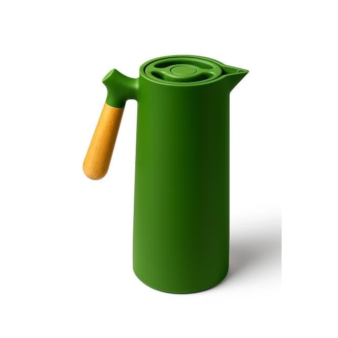 Garrafa Térmica de Cafe Agua Suco Leite  Nórdica 1 Litro Verde Promointer