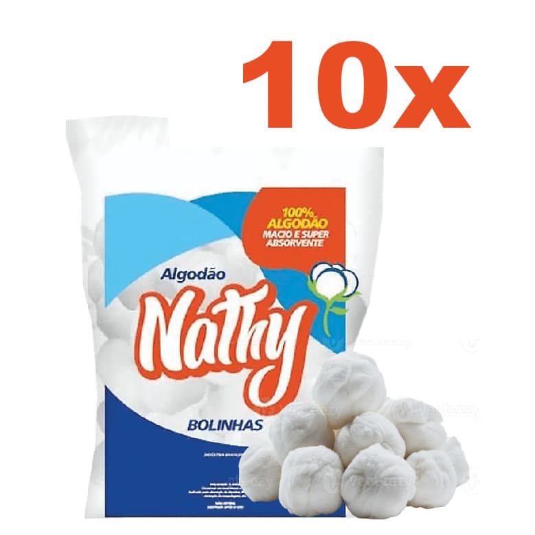 ALGODAO BOLA CARD HID 50G C/ 10 - NATHY