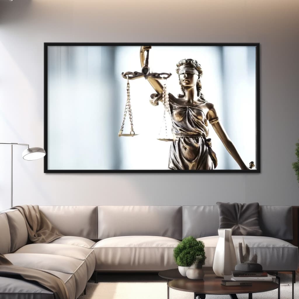 Quadro Decorativo GRANDE Alta  Resolução Para Sala Quarto Escritório Quadro Advocacia 4