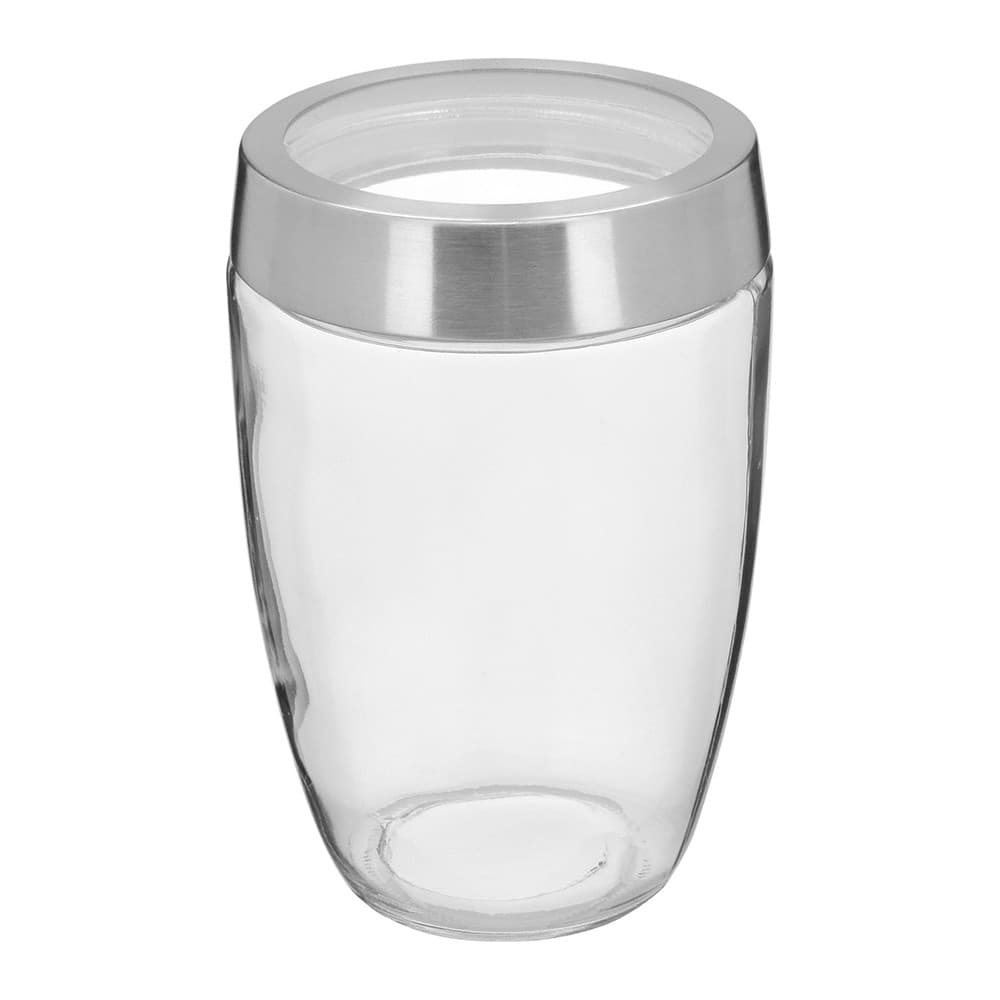 Pote de Vidro 1,2L Transparente com Tampa Armazenamento Home&co