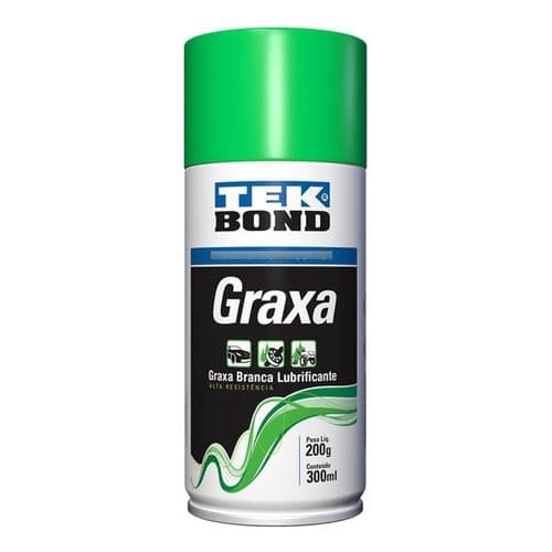 Graxa Branca Lubrificante Alta Resistência 300ml Tek Bond