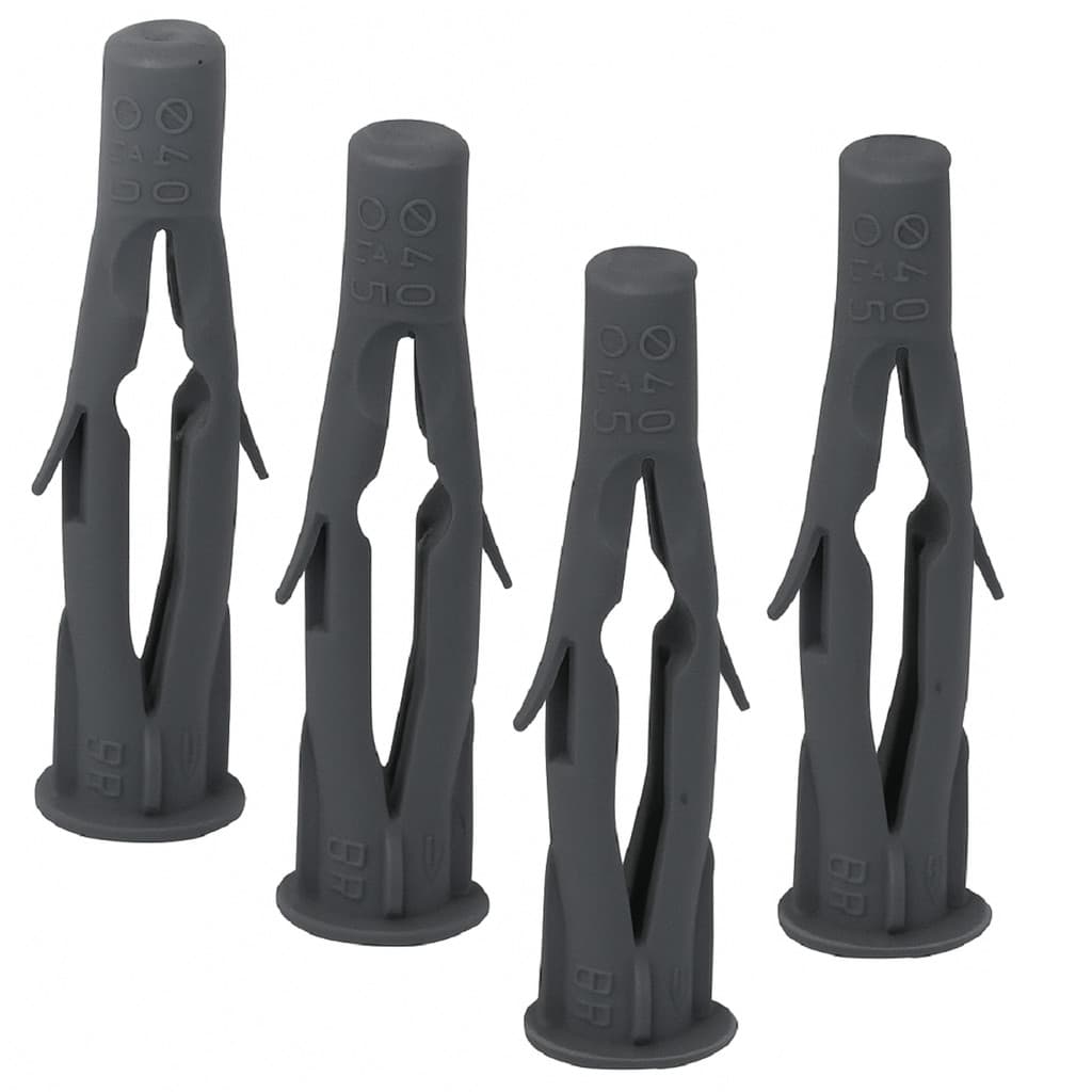 Bucha Ufu 10mm Com Aba Para Tijolo Bloco Parede Oca 500un