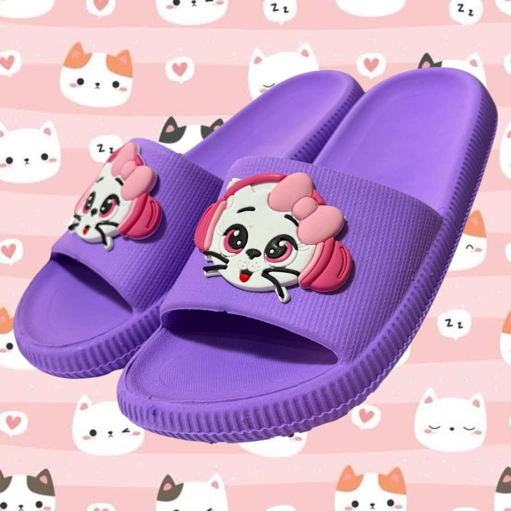 Chinelo Nuvem Slide Gata Infantil Confortavel Macio Barato Menina Menino Adulto