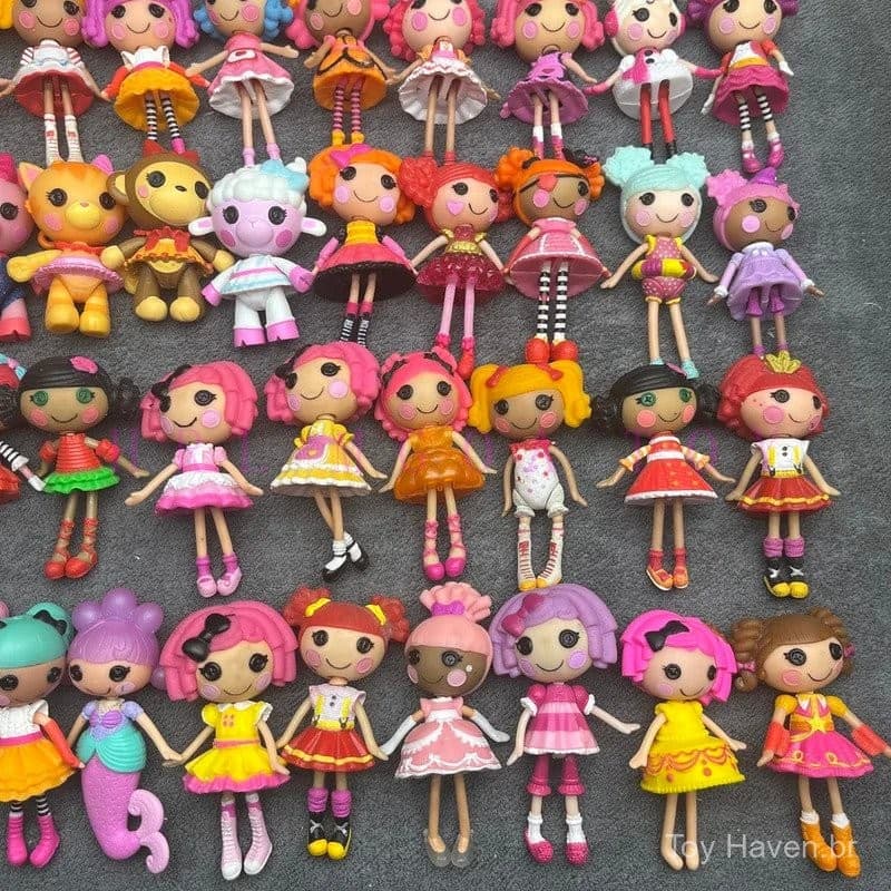 1 Design Aleatório Original 8-10cm  Bonecas Lalaloopsy Irmã Menina E Animal de Estimação Coleção de Present