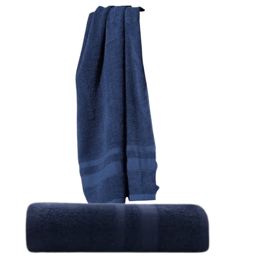 Toalha Banho Camesa Alamo 70x140 Algodão Leve Macia Marinho