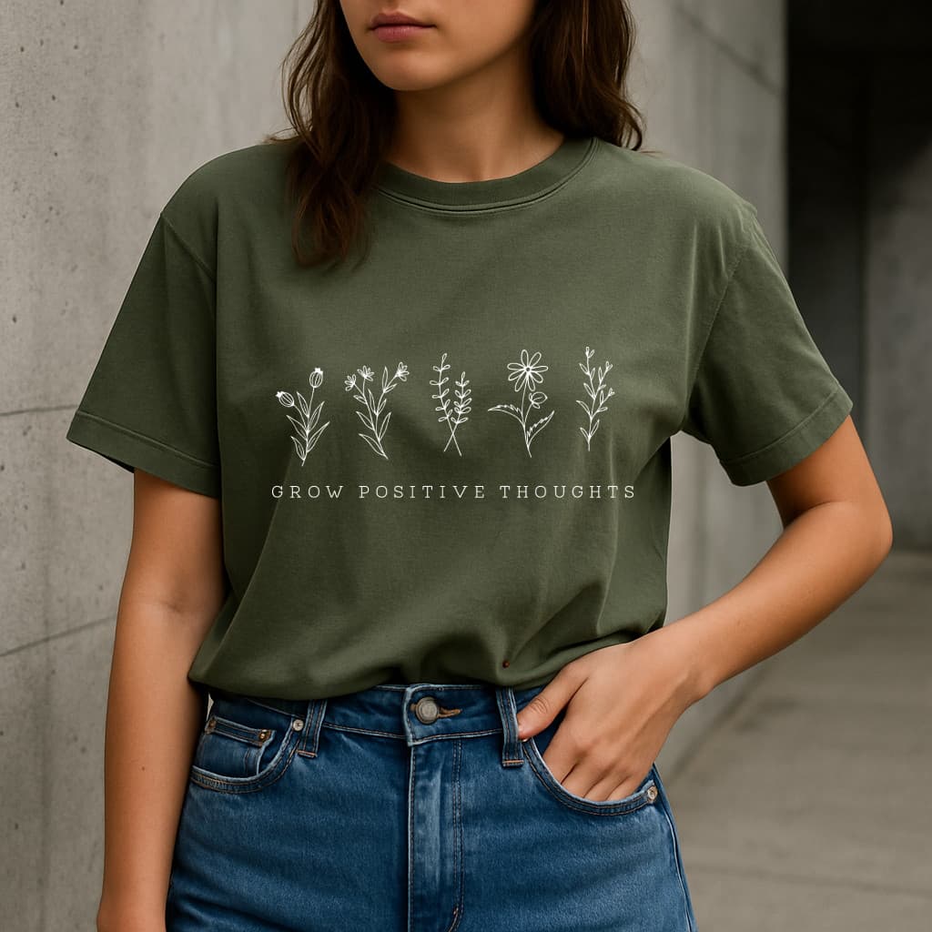 Camiseta Feminina T-Shirt Básica 100% Algodão Caimento Largo e Comprido