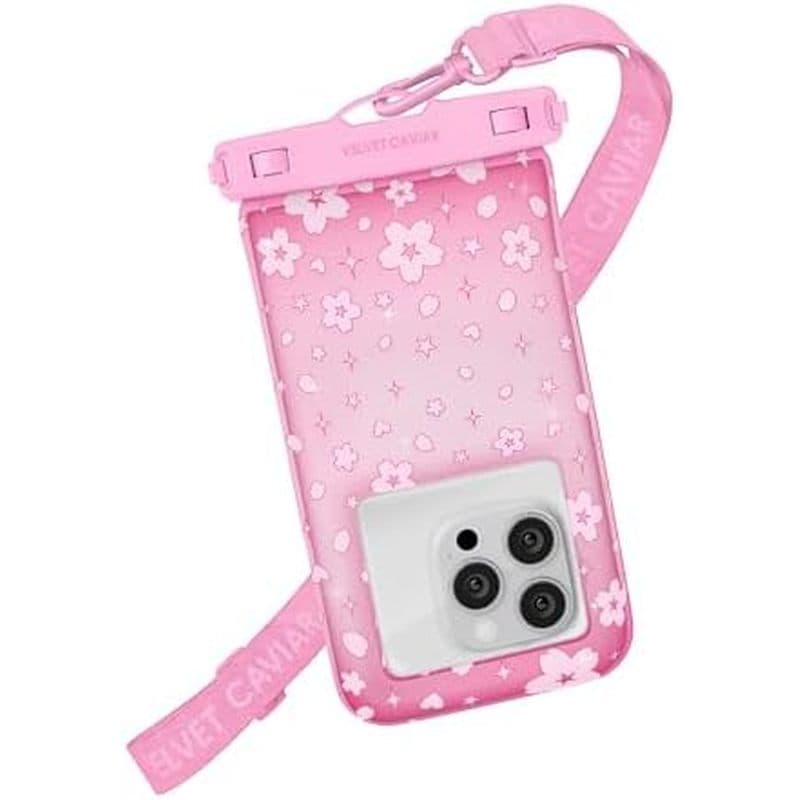 Bolsa Para Telefone À Prova D'água VELVET CAVIAR Com Cordão | Capa Flutuante IP68 iPhone & amp ; Todos Os Telefones Saco