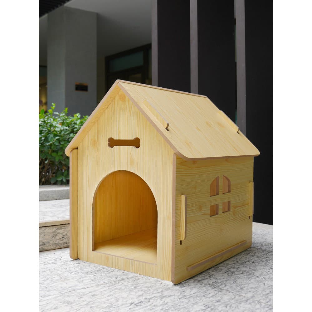 Canil inverno quente casa de cachorro quatro estações Universal pequeno cão ao ar livre gaiola fechada Pet Teddy casa de